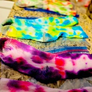 Handmade Tie Dye Socks
